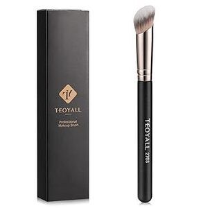 Under Eye Concealer Brush, Angled Contour Brush Synthetic Kabuki Brush For